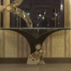 Консоль с зеркалом Fiona Swarovski в спальню (хрусталь, полудрагоценные камни), артикул FWS 003