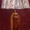 Коричневая настольная лампа с бежевым абажуром EUROLUCE LAMPADARI, артикул Lady/LG1LA special