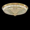 Потолочный светильник, покрытый чистым золотом с огромным количеством кристаллов Swarovski Elements, артикул 92020.7/120G